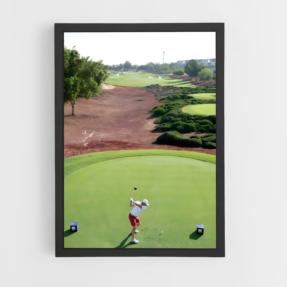 Poster world tour – affiche Golf (vue 2)
